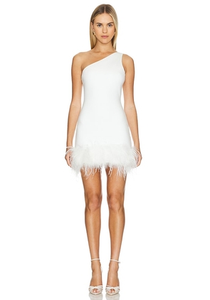 LAMARQUE Tafia Mini Dress in White. Size XS, XXS.