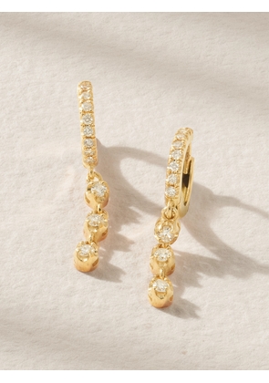 Jennifer Meyer - Small Huggies 18-karat Gold Diamond Earrings - One size