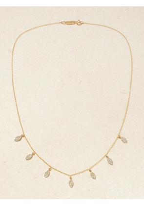 Jennifer Meyer - Dangle 18-karat Gold Diamond Necklace - One size