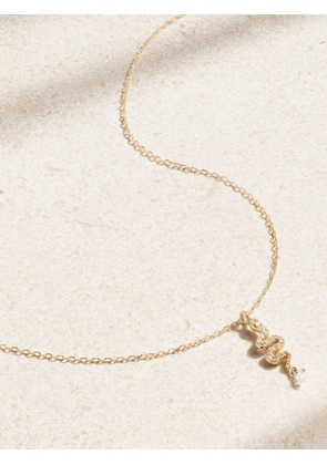 Persée - Snake 18-karat Gold Diamond Necklace - One size