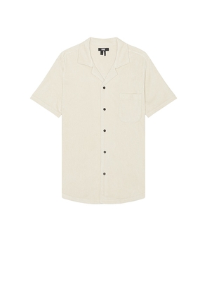 PAIGE Colvin Shirt in Beige. Size M, S, XL.