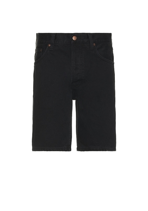 Nudie Jeans Seth Denim Shorts in Black. Size 32, 34, 36.