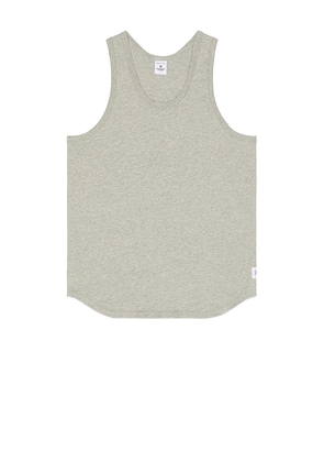 Reigning Champ Lightweight Jersey Tank Top in Grey. Size M, S, XL/1X.