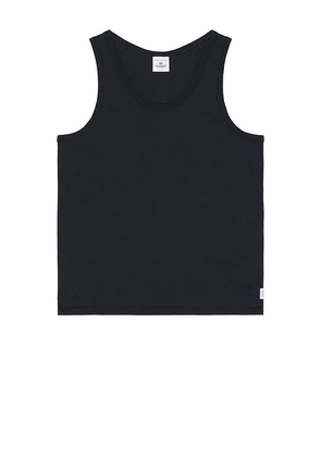 Reigning Champ Lightweight Jersey Tank Top in Blue. Size M, S, XL/1X.