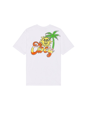 Obey Island Of Obey Tee in White. Size M, S, XL/1X.