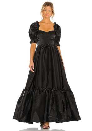 Selkie X REVOLVE Ritz Gown in Black. Size XS(4).