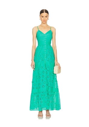 Rails Henrietta Maxi Dress in Green. Size M, S, XL, XS.
