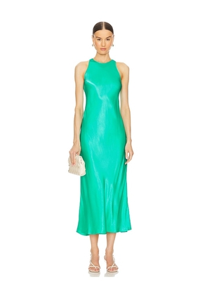 Rails Solene Midi Dress in Green. Size M, S, XL, XS.
