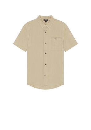 PAIGE Wilmer Shirt in Tan. Size M, S, XL.