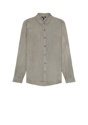 PAIGE Peters Shirt in Grey. Size M, XL.