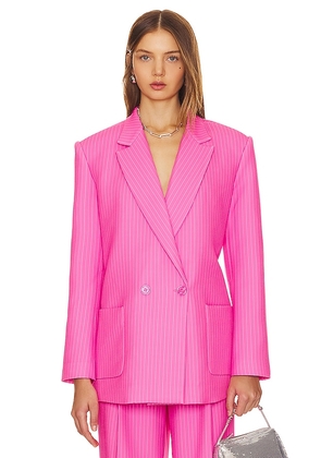 SER.O.YA Natasha Blazer in Pink. Size S.