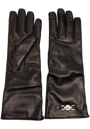 Versace Medusa '95 leather gloves - Metallic