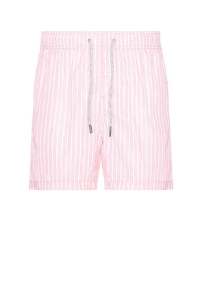 Vintage Summer MENS SWIM SHORT W/ STRIPE in Pink. Size M, S, XXL/2X.