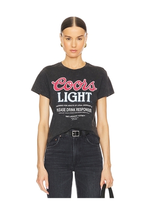 The Laundry Room Coors Light 1994 Perfect Tee in Black. Size M, S, XL, XS.