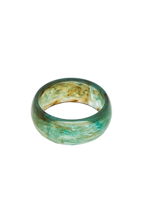 8 Other Reasons Acetate Bangle in Green.