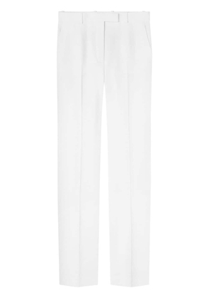 Versace high-waist straight-leg trousers - White