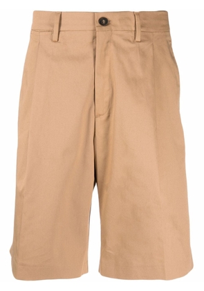 Golden Goose pressed-crease cotton chino shorts - Neutrals