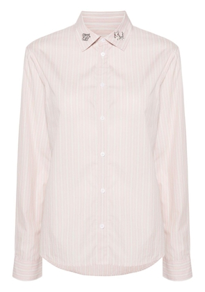 Zadig&Voltaire Cool Cat striped cotton shirt - Pink
