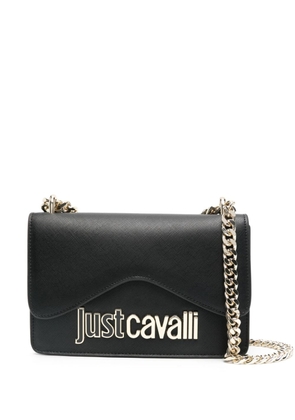 Just Cavalli logo-lettering cross body bag - Black
