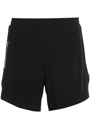 Y-3 Run perforated shorts - Black