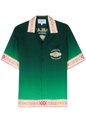 Casablanca Unity Is Power silk shirt - Green