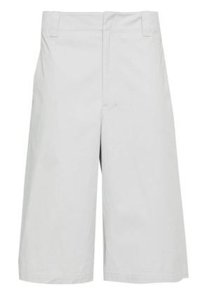 LEMAIRE tonal stitching cotton bermuda shorts - Grey