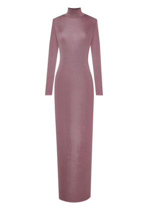 Saint Laurent long-sleeve maxi dress - Pink