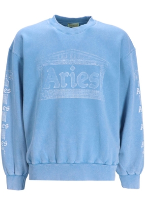 Aries Aged Ancient Column sweatshirt - Blue