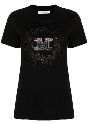 Max Mara M Monogram-embellished T-shirt - Black