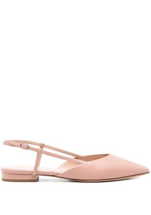 Casadei pointed-toe leather sandals - Pink