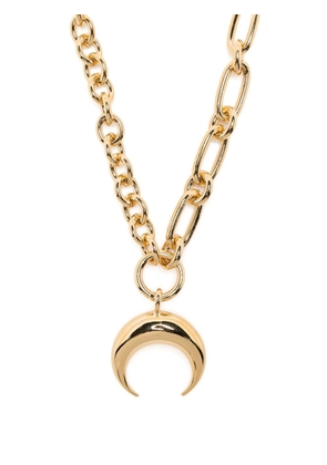 Marine Serre Regenerated Moon-pendant necklace - Gold