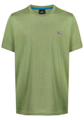 PS Paul Smith zebra logo-appliqué T-shirt - Green
