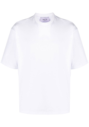 D4.0 round-neck short-sleeve T-shirt - White