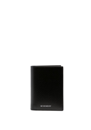 Givenchy logo-print leather wallet - Black