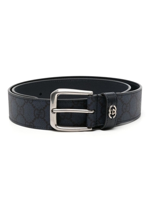 Gucci Interlocking G-plaque belt - Blue