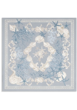 Versace Barocco Sea silk foulard - Blue