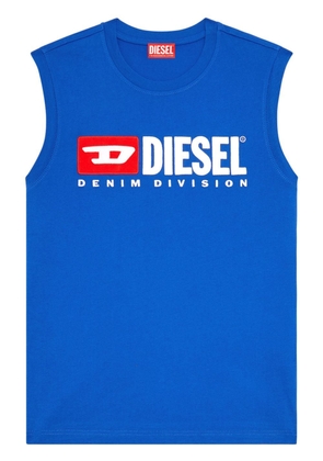 Diesel T-Isco-Div logo-print tank top - Blue