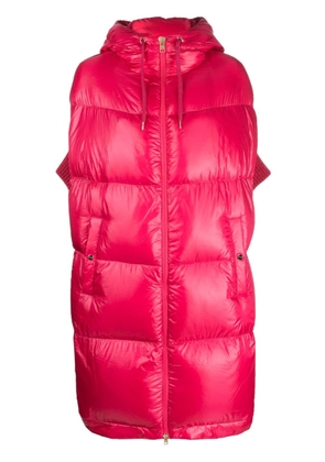 Herno drawstring-hood quilted puffer jacket - Pink
