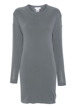 LEMAIRE layered knitted mini dress - Grey