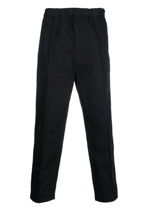 Jil Sander elasticated-waist straight-leg trousers - Blue