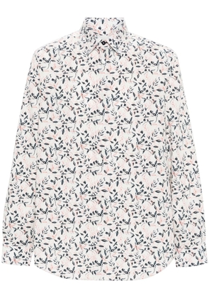 Paul Smith floral-print cotton shirt - White