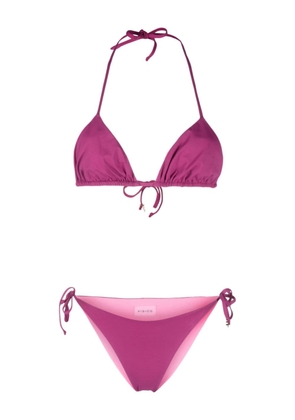 Fisico reversible triangle bikini - Purple