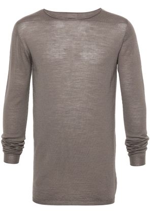 Rick Owens fine-knit wool jumper - Grey