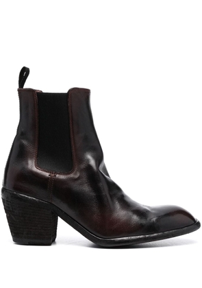 Officine Creative Sydne leather boots - Brown