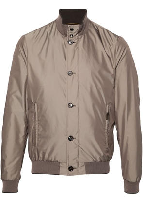 Moorer Mezzano-KM water-repellent bomber jacket - Brown