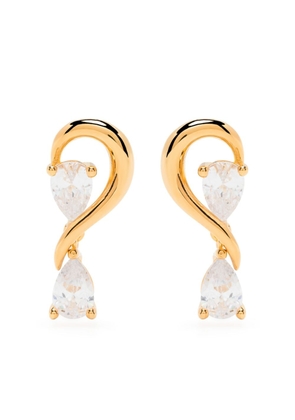 Anissa Kermiche gold Calin D'or diamond earrings