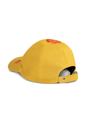 Lanvin x Future Eagle-print cotton cap - Yellow