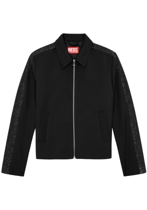 Diesel J-Rhein zip-up shirt jacket - Black