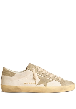 Golden Goose Super Star panelled lace-up sneakers - Neutrals