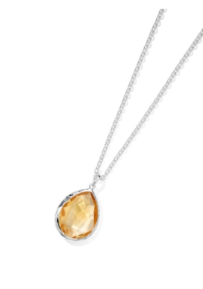 IPPOLITA Rock Candy® citrine teardrop pendant necklace - Silver
